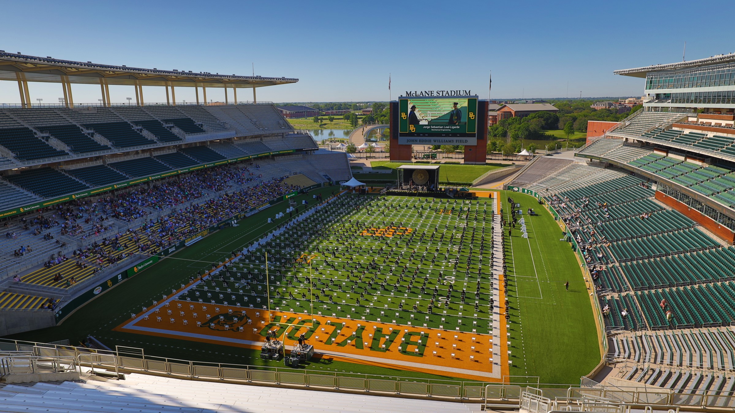 Baylor Celebrates 2020, 2021 Graduates with InPerson Commencement at